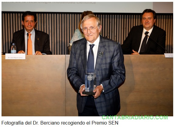  El neurólogo cántabro José Ángel Berciano recibe el Premio SEN Historia de la Neurología por su labor científica