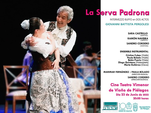  ‘La serva padrona’ llega este jueves hasta el cine Teatro Vimenor de Vioño de Piélagos