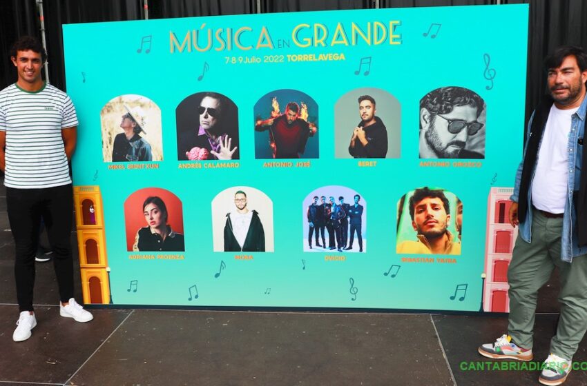  Música en Grande vuelve al estadio El Malecón de Torrelavega del 7 al 9 de julio