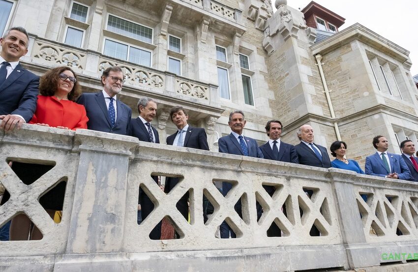  Revilla agradece la labor de los expresidentes al frente del Gobierno de España y destaca el valor de la UIMP para Cantabria