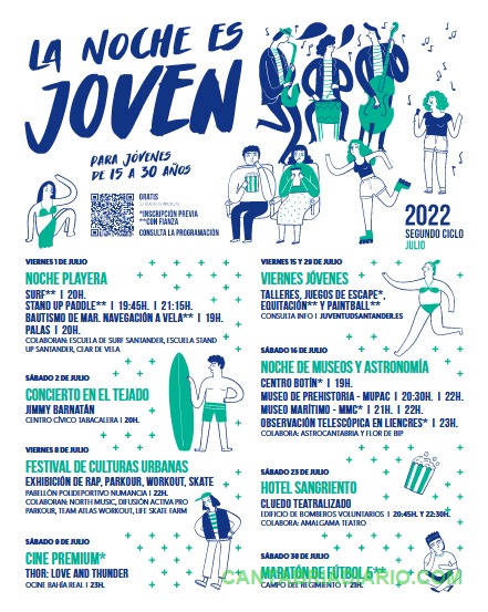 Festival de Culturas urbanas y Cine Premium, este fin de semana en ‘La Noche es Joven’