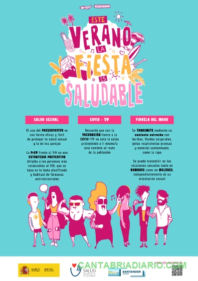 Santander se suma a la campaña nacional ‘Este verano la fiesta es saludable’
