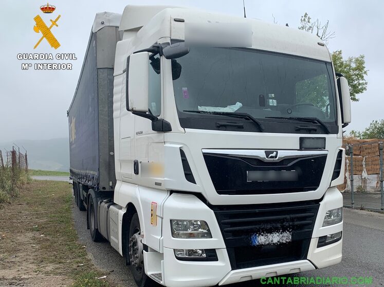Detenido en Beranga un camionero bielorruso que sobrepasaba en ocho veces la cantidad de alcohol