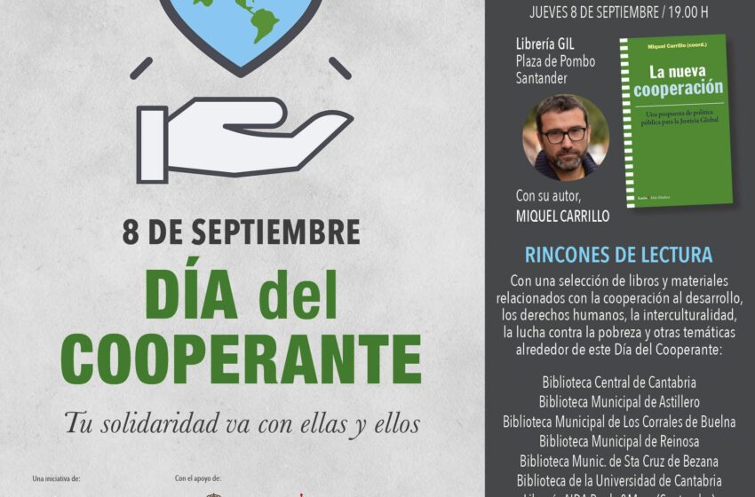  La Coordinadora Cántabra de ONGD celebra el 8 de septiembre el Día del Cooperante