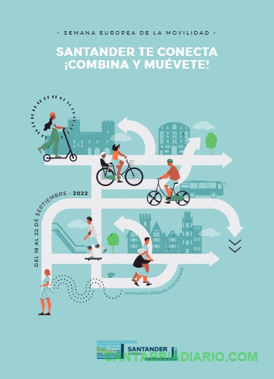 Santander se suma a la Semana Europea de la Movilidad con actividades familiares, rutas a pie, bicicletada y concursos