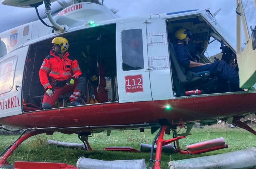 Rescatados dos senderistas de Madrid que se desorientaron en Pandillo, en Vega de Pas