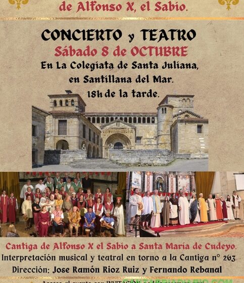  Santillana del Mar celebra el VIII Centenario del nacimiento de Alfonso X el Sabio