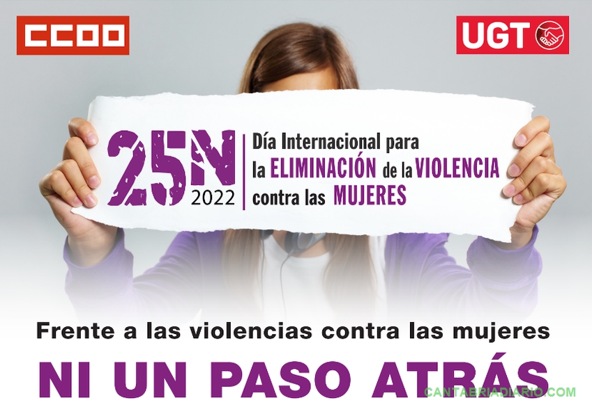 CCOO y UGT exigen tolerancia cero frente a las violencias contra las mujeres que acumulan cifras “escandalosas”