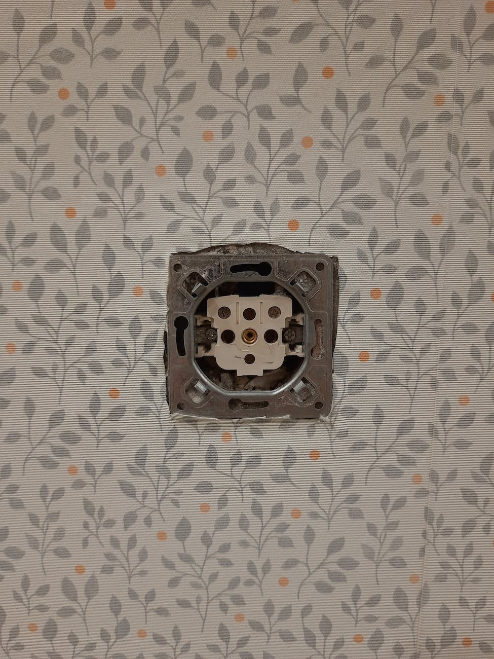 electric socket on wall