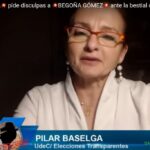 Pilar Baselga, denunciada por el bulo del Bar España, se disculpa por sus ataques a la mujer de Pedro Sánchez