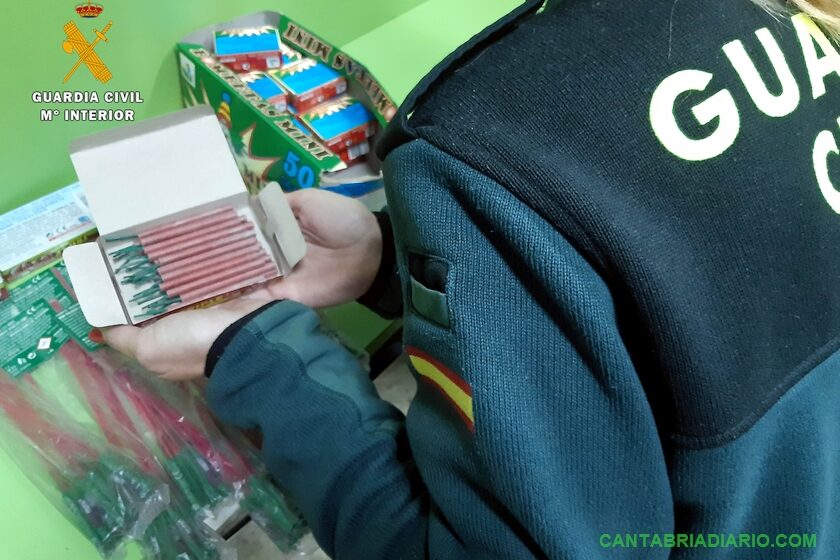 Inspecciones de la Guardia Civil para un uso 'seguro y responsable' de la pirotecnia en Cantabria