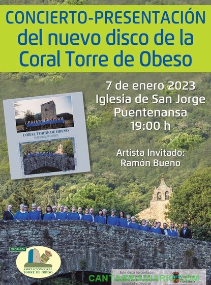 La Coral Torre de Obeso presenta su tercer disco, «Yo bien quisiera cantarte»