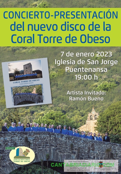 La Coral Torre de Obeso presenta su tercer disco, "Yo bien quisiera cantarte"