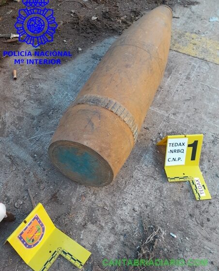  La Policía Nacional retira un artefacto explosivo en Santander y diversa munición en Torrelavega