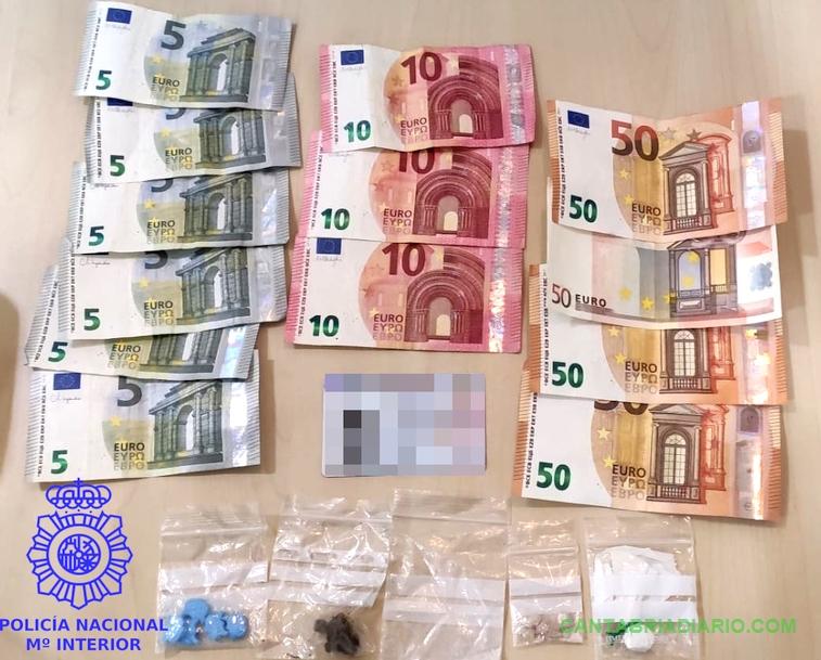 Detenido con hachís, pastillas de éxtasis, MDMA en polvo, cristal de MDMA y speed