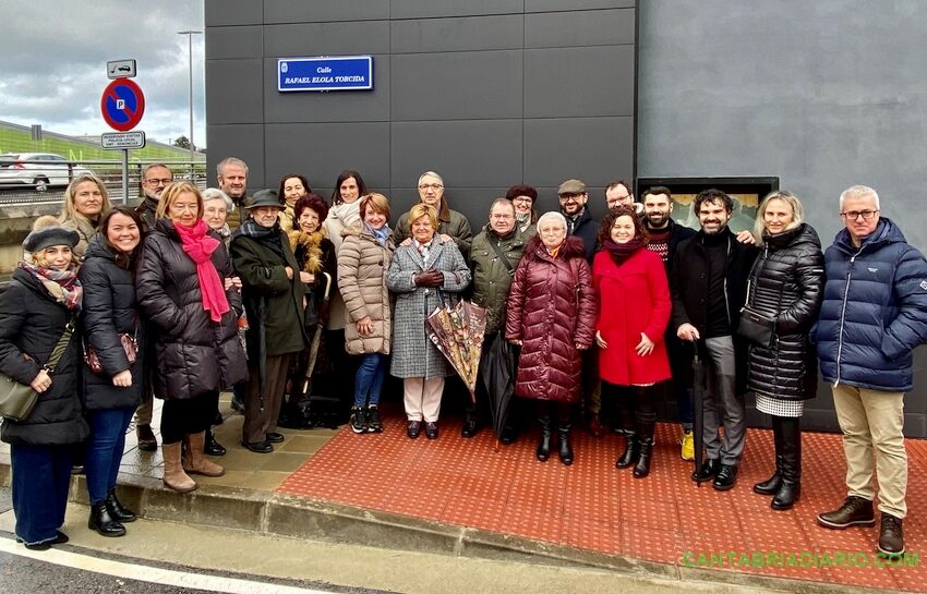 Santander dedica una nueva calle al pedáneo de Peñacastillo Rafael Elola