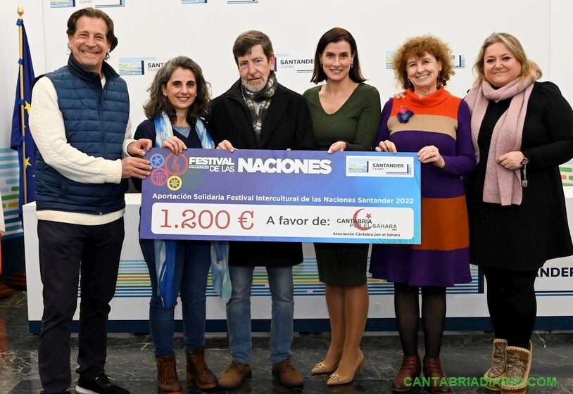 Cantabria por el Sáhara recibe 1.200 euros de la recaudación del Festival Intercultural