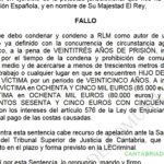 Condenado a veintitrés años de prisión el hombre que mató a su madre en Santander