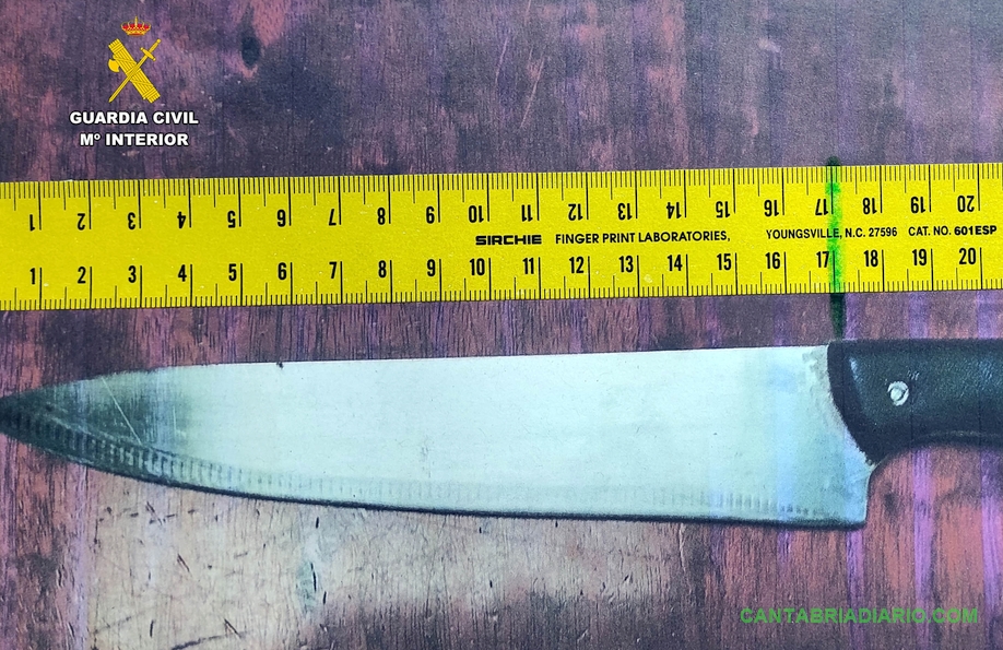 Detenido por atracar en Laredo con un cuchillo de grandes dimensiones