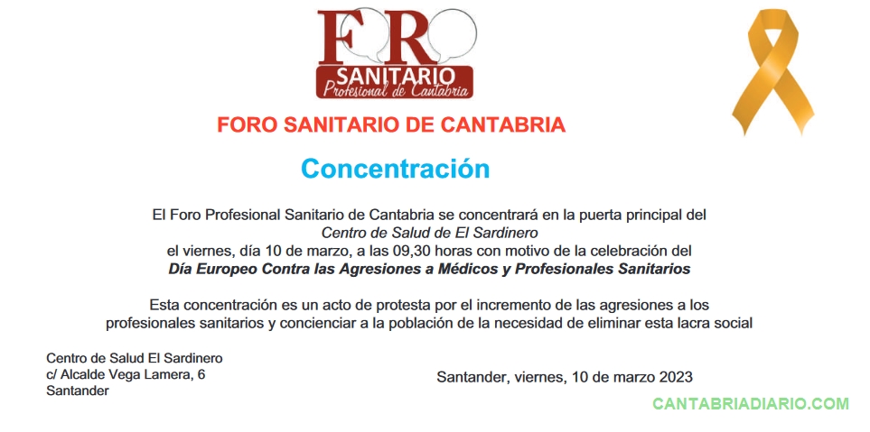 Convocada una concentración contra las agresiones a sanitarios