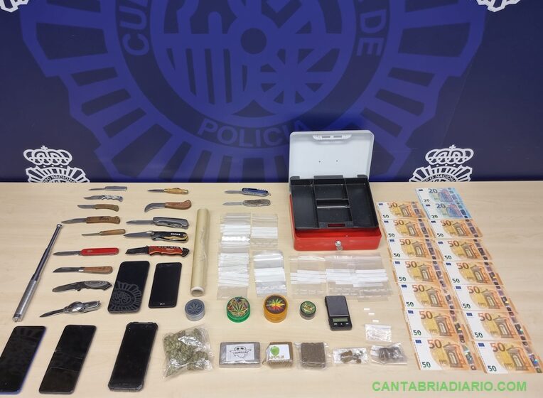 Un detenido por tráfico de drogas en el centro de Santander