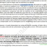 En la imagen la sentencia de Navarra por CDA Triodos