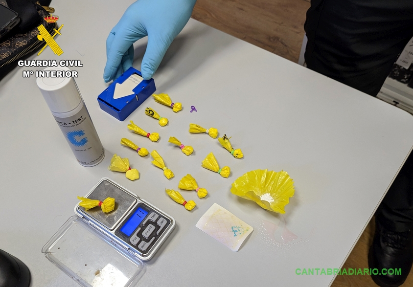 Tres detenidos por presunto tráfico de drogas al menudeo en Castro Urdiales, Laredo y El Astillero