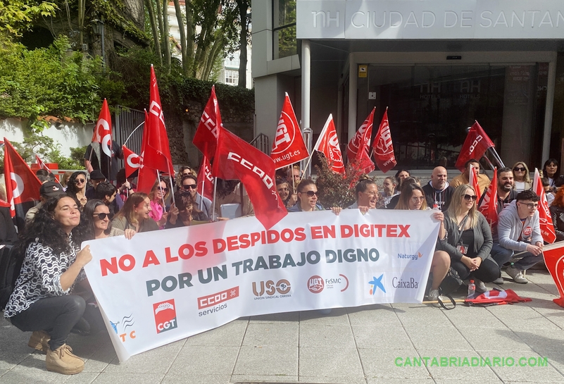  Trabajadores de Digitex se movilizan contra el traslado a Jaén y Barcelona