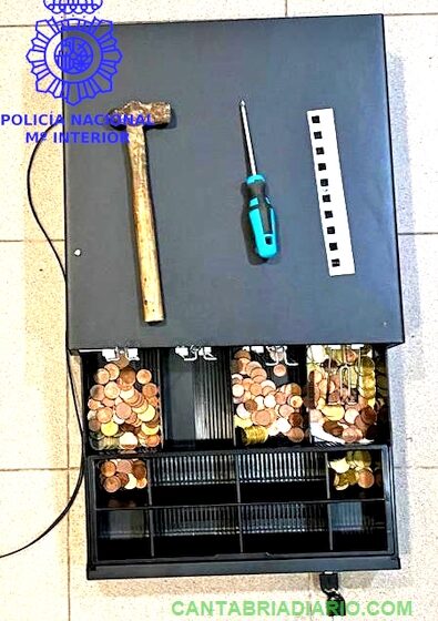 La Policía Nacional detuvo en plena huida al sospechoso de un robo con fuerza
