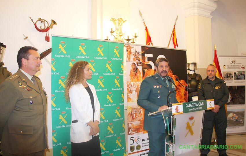 Inaugurada la exposición del 50 aniversario de los Tedax de la Guardia Civil