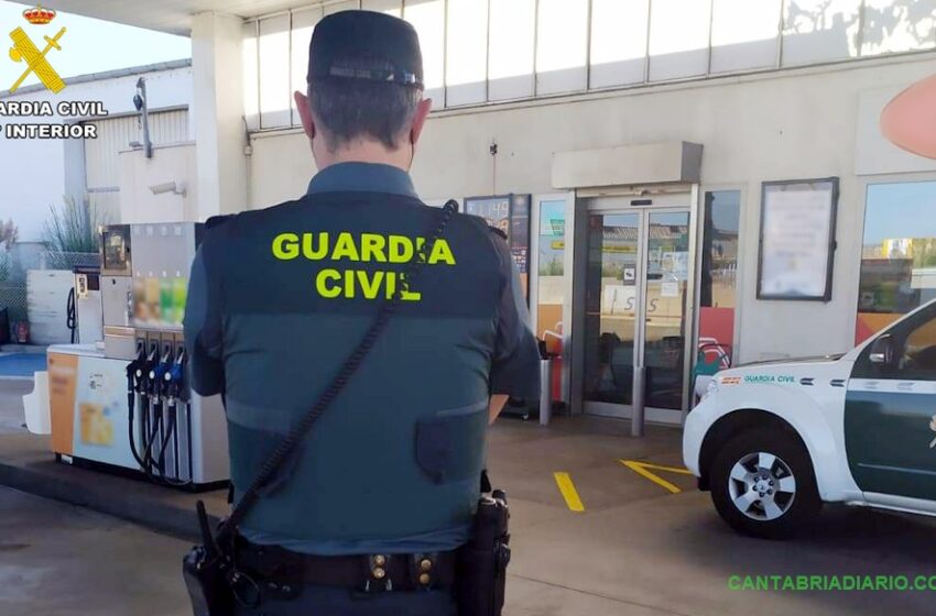 La Guardia Civil detiene al presunto autor de tres atracos y un robo con fuerza en gasolineras
