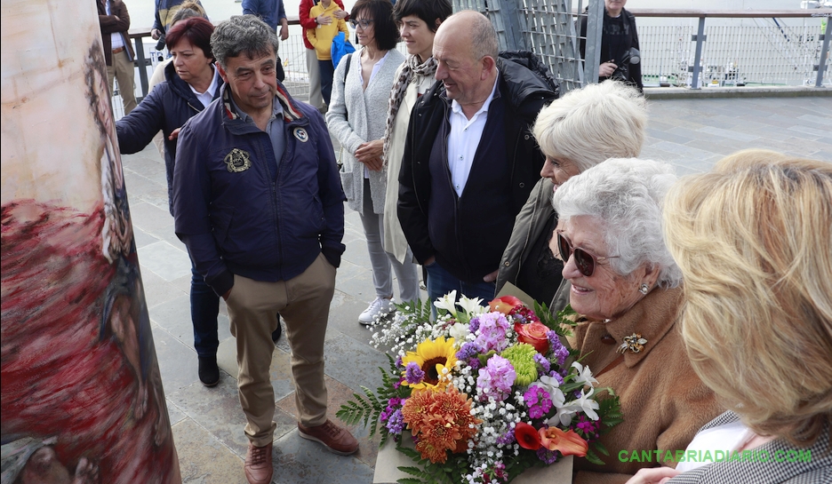 Las Rederas ya tienen un monumento en San Vicente de la Barquera