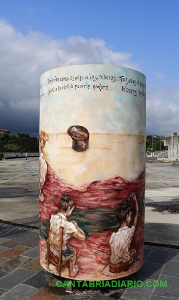Las Rederas ya tienen un monumento en San Vicente de la Barquera
