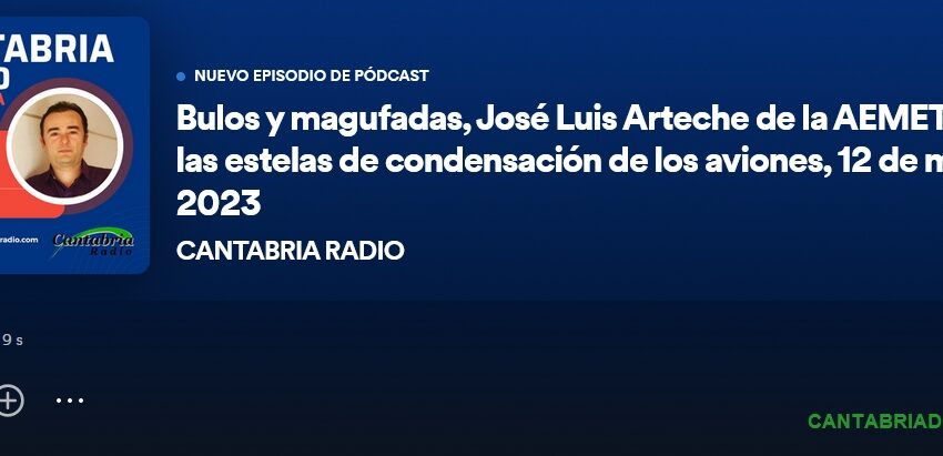 Desmontamos el bulo de las «chemtrails» con un experto de la AEMET de Cantabria