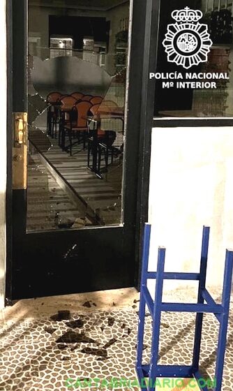 Detenido por el robo con fuerza en un bar de Los Castros