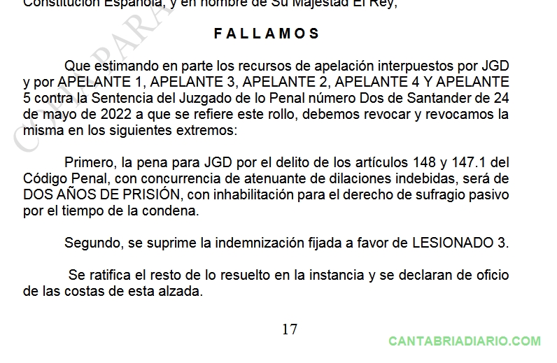  Prisión por agredir a su vecino y su familia con una vara de avellano