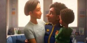 PP-VOX en Santa Cruz de Bezana vetó la película "Lightyear" por un fugaz beso entre dos mujeres - Fotograma de la película de Disney-Pixar