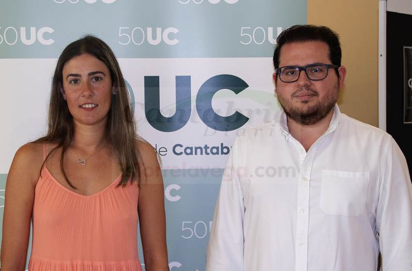 Marina Barreda y Javier Lera, ambos del Grupo en I+D+i en Economía de la Salud UC-IDIVAL, premiados en la XXXVI International Conference of Applied Economics