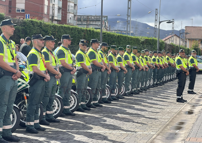  Dispositivo especial de la Guardia Civil con motivo de la etapa de La Vuelta en Cantabria