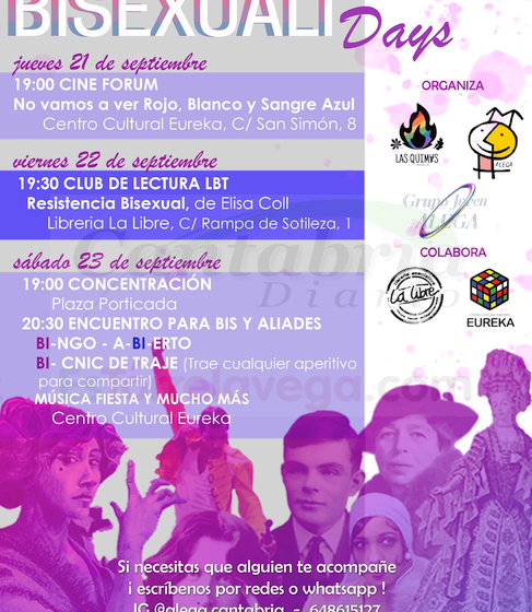  ALEGA organiza los ‘Bisexualidays’ con motivo del día de la visibilidad bisexual