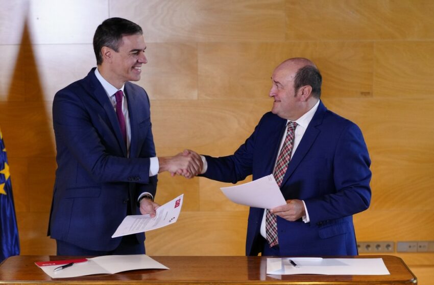  EAJ-PNV acuerda con el PSOE negociar el reconocimiento nacional de Euskadi