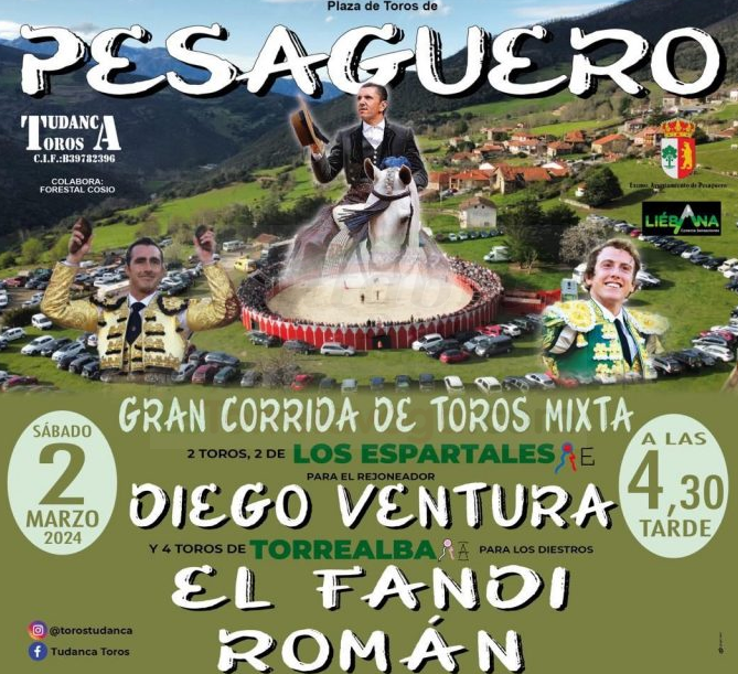 IU y FFW llevan a Bruselas la corrida de toros de Pesaguero