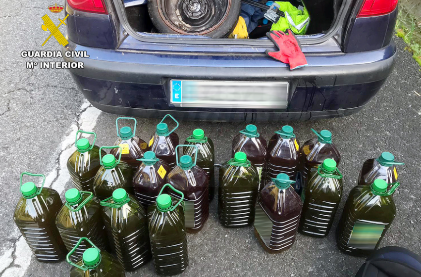 Tres detenidos por supuesto hurto de 100 litros de aceite de oliva