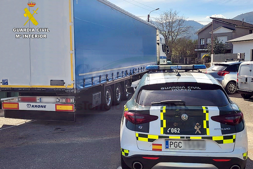 Investigado un camionero por conducir de forma temeraria y bajo los efectos de las drogas