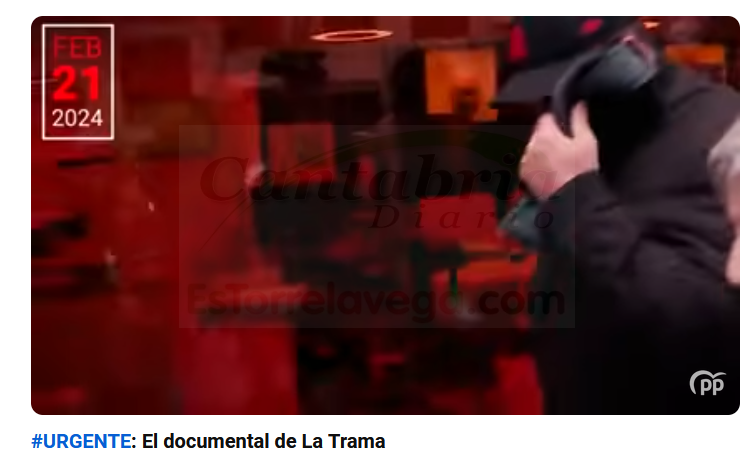 El PP lanza un vídeo que relata la trama Koldo, de portero de un prostíbulo a consejero de RENFE - Captura de pantalla de "El documental de La Trama", lanzado por el Partido Popular