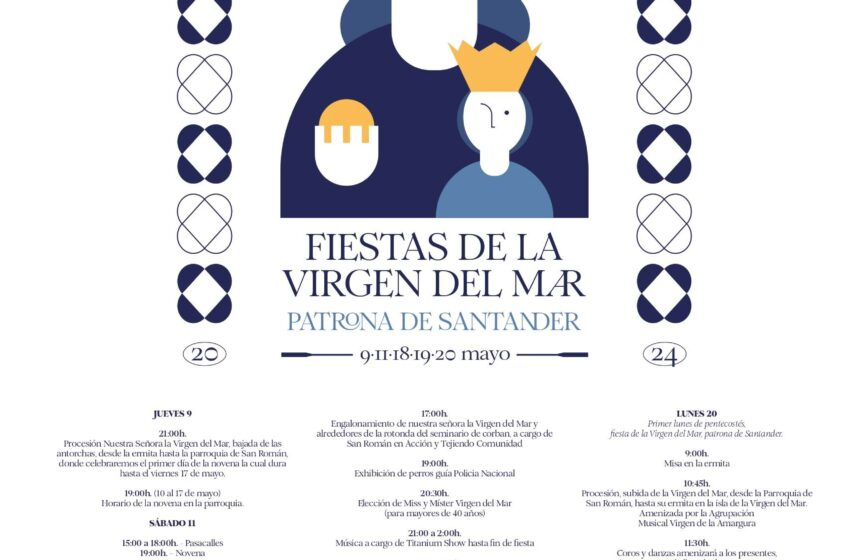 Santander celebrará la fiesta de la Virgen del Mar el lunes 20 con procesión, misa, comida popular y actuaciones