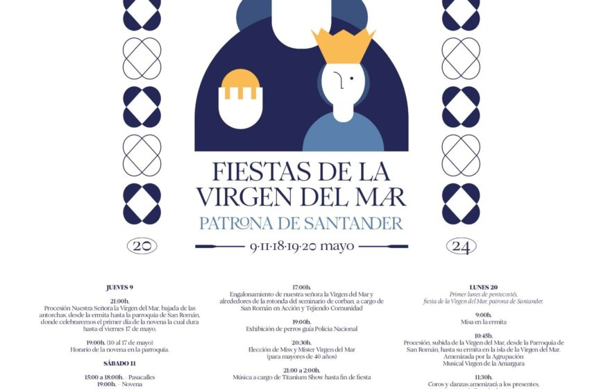  Santander celebrará la fiesta de la Virgen del Mar el lunes 20 con procesión, misa, comida popular y actuaciones