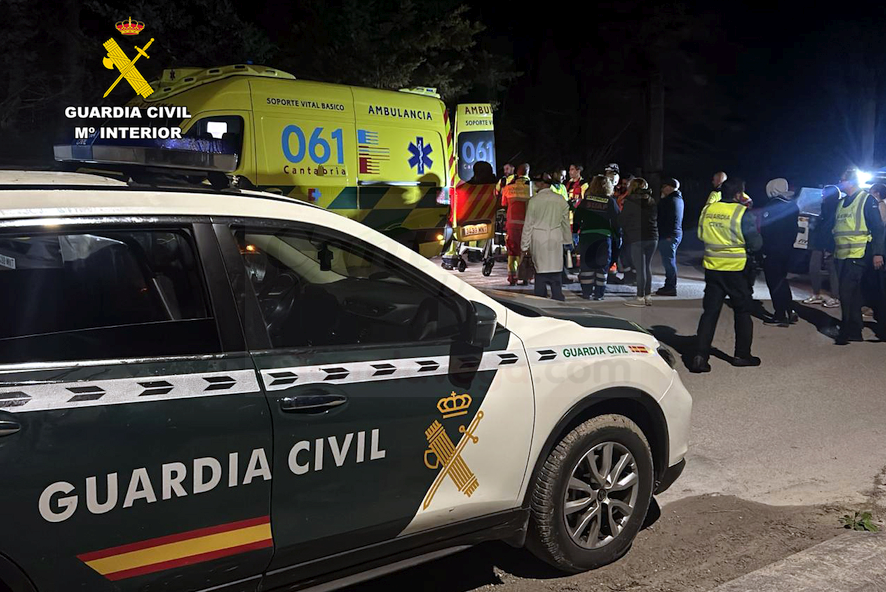 Rescatado el varón desaparecido en Puente Viesgo, en una cantera de difícil acceso en Santiurde de Toranzo