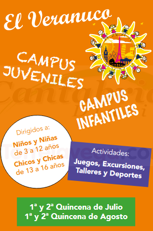 Santander abre el lunes la inscripción en los programas ‘El Veranuco’ y ‘Campus +12’