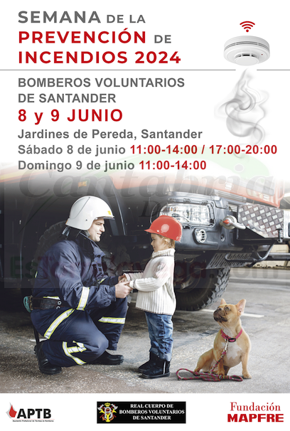 La Semana de la Prevención de Incendios 2024 llega a los Jardines de Pereda de Santander